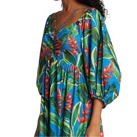 Farm Rio Dream Garden Midi Dress - Picture 4 of 11